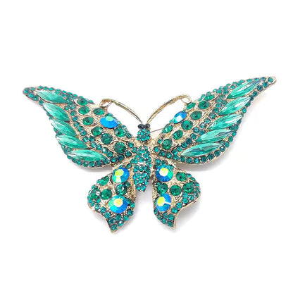 PD BROOCH Luxury Elegant Glassstone Butterfly Brooches